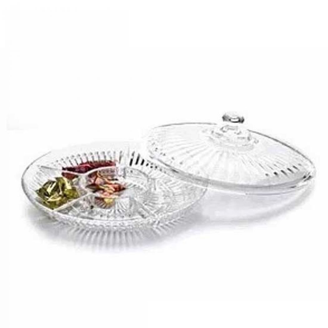 6 Partition Acrylic Convenient Candy Dishes